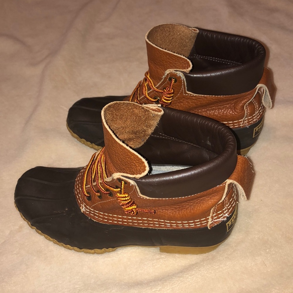 brown LL Bean boots